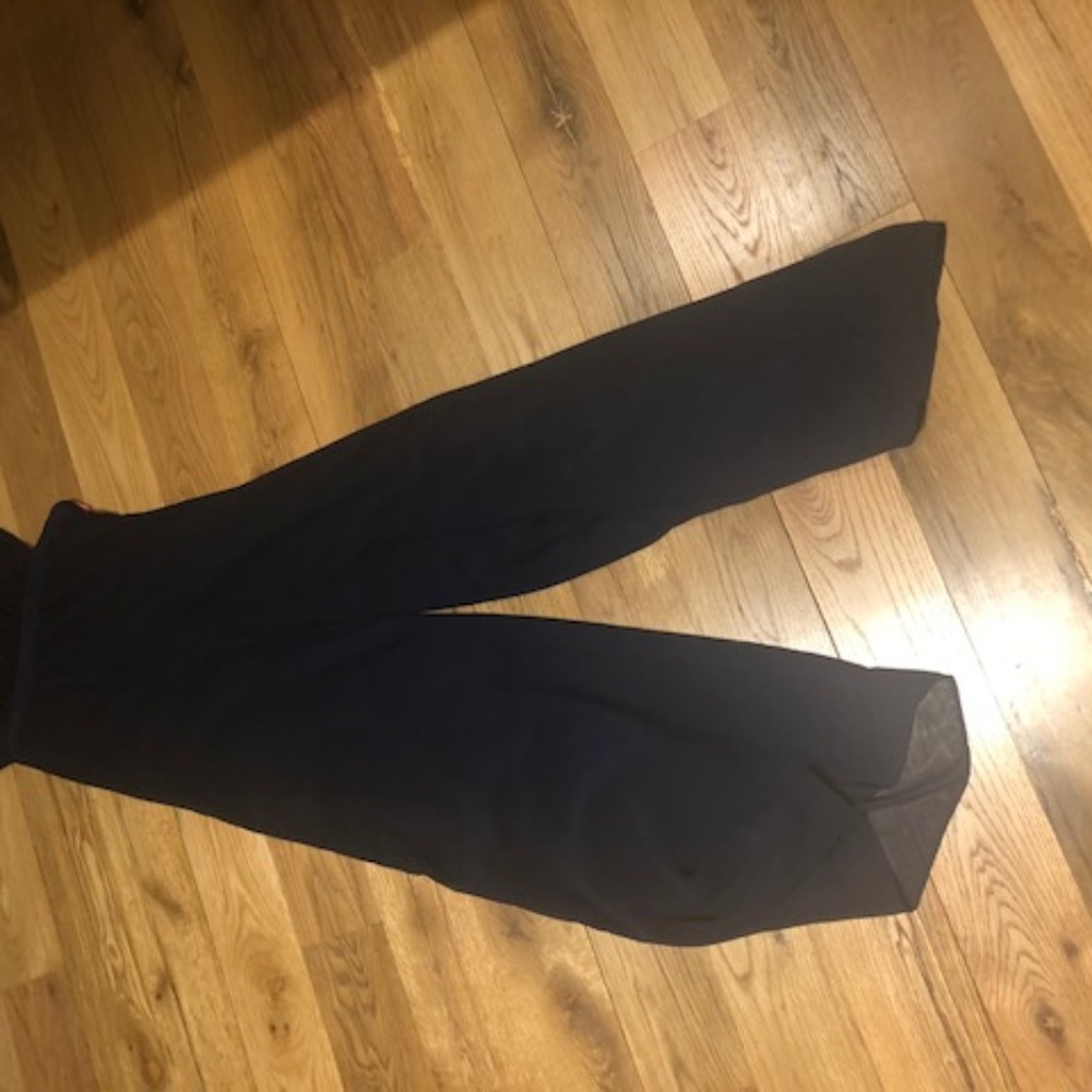 Navy formal pants jumpsuit